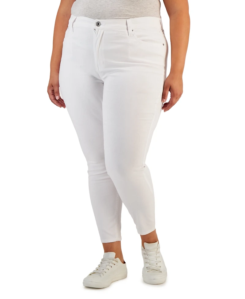 Celebrity Pink Trendy Plus Size Skinny Ankle Jeans