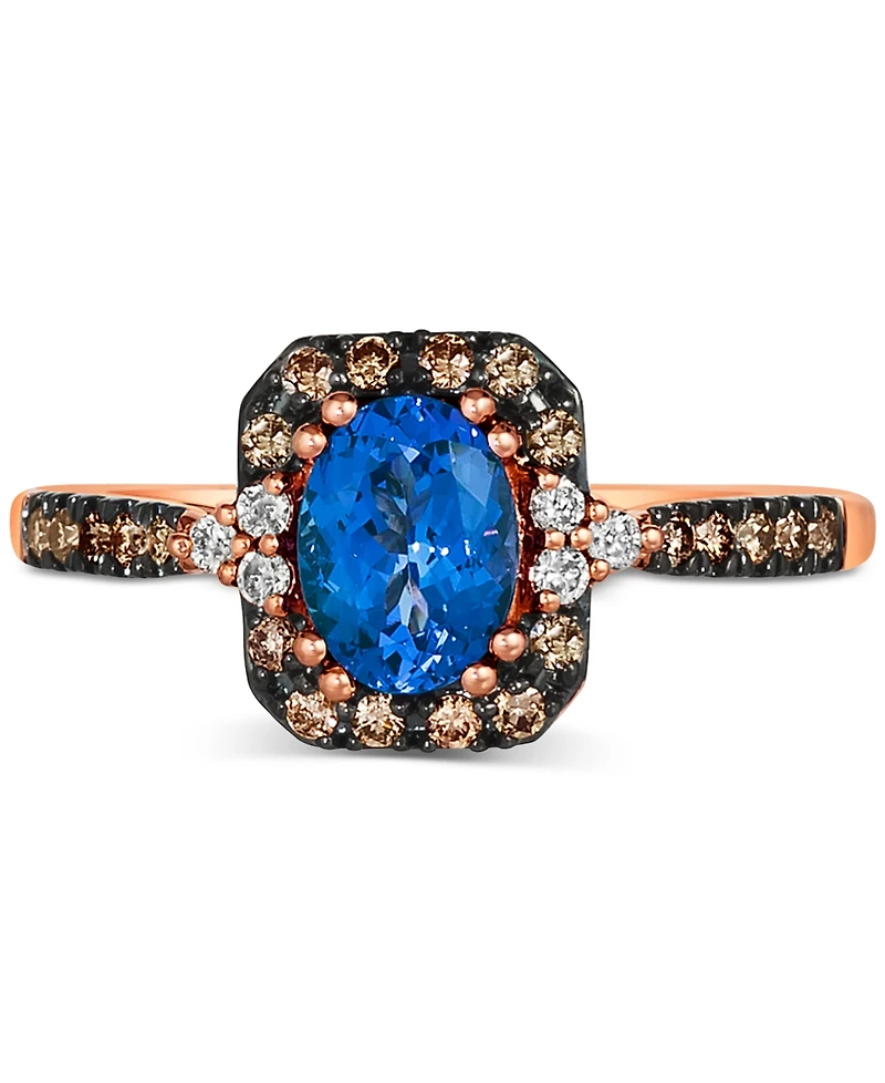 Le Vian Blueberry Tanzanite (3/4 ct. t.w.) & Diamond (1/4 ct. t.w.) in 14k Rose Gold