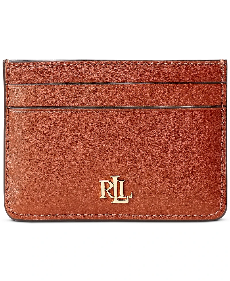 Women's Full-Grain Leather Small Slim Card Case