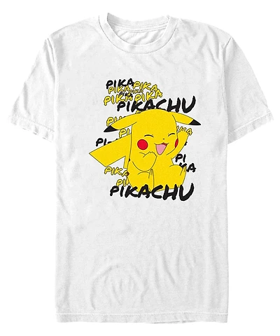 Men's Pokemon Pikachu Cracks a Joke Short Sleeve T-shirt
