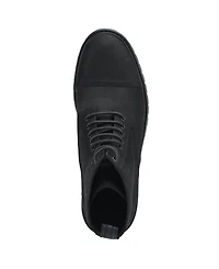 Calvin Klein Men's Lorenzo Lace Up Boots with a Leather Upper