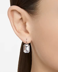 Swarovski Octagon Crystal Drop Earrings