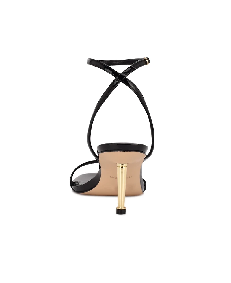Nine West Women's Anny Ankle Strap Stiletto Sandals