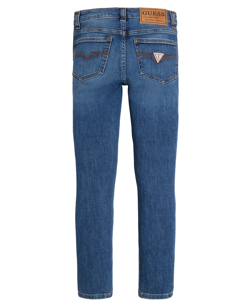 Guess Big Boys Skinny Fit Stretch Denim 5 Pocket Jeans