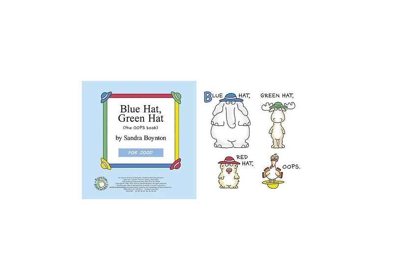 Blue Hat, Green Hat by Sandra Boynton