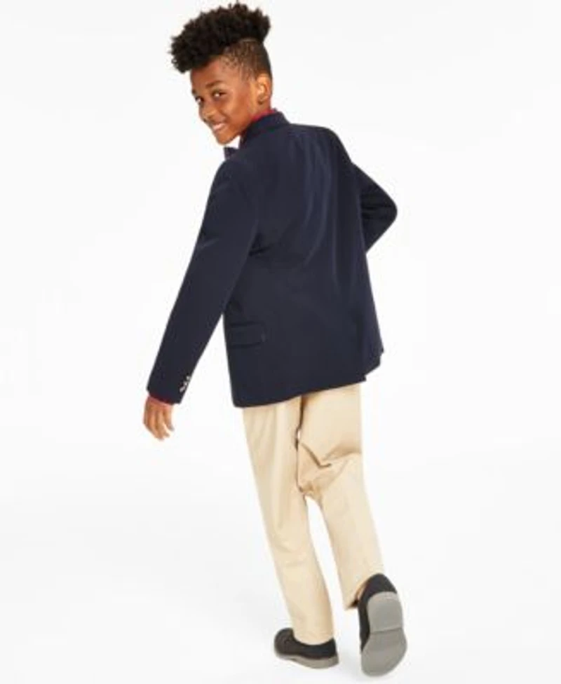 Tommy Hilfiger Big Boys Blazer Plaid Shirt Pants Bowtie Separates