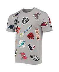 Men's Pro Standard Gray Nfl League Wordmark T-shirt