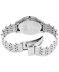 Seiko Men's Analog Essentials Stainless Steel Bracelet Watch 39mm