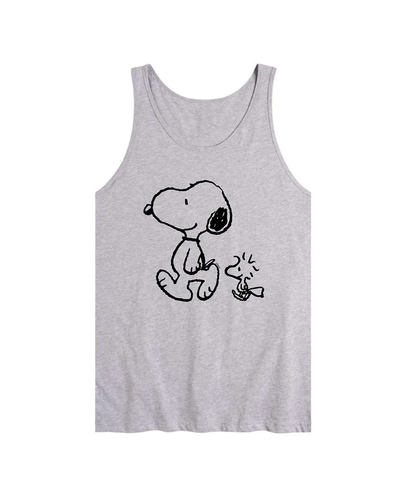 Men's Peanuts Snoopy Woodstock Tank