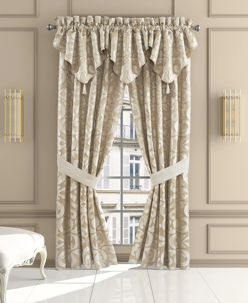 J Queen New York La Boheme 4-Pc. Window Panel Pair, 50" x 84"