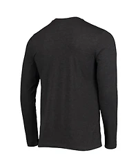 Men's Concepts Sport Navy, Heathered Charcoal Auburn Tigers Meter Long Sleeve T-shirt and Pants Sleep Set