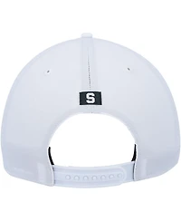 Men's '47 White Michigan State Spartans Stars and Stripes Flag Flutter Hitch Snapback Hat
