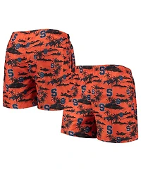 Men's Foco Orange Syracuse Island Palm Swim Trunks