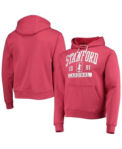 Men's League Collegiate Wear Cardinal Stanford Cardinal Volume Up Essential Fleece Pullover Hoodie