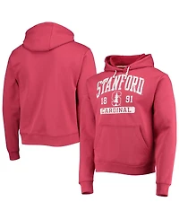 Men's League Collegiate Wear Cardinal Stanford Cardinal Volume Up Essential Fleece Pullover Hoodie