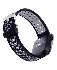 WITHit Stainless Steel Mesh Band and Silicone Sport Band 2-Pack designed for the Fitbit Versa, Versa 2 and Versa Lite