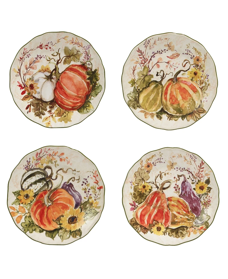 Harvest Morning Dinnerware Set, 16 Pieces