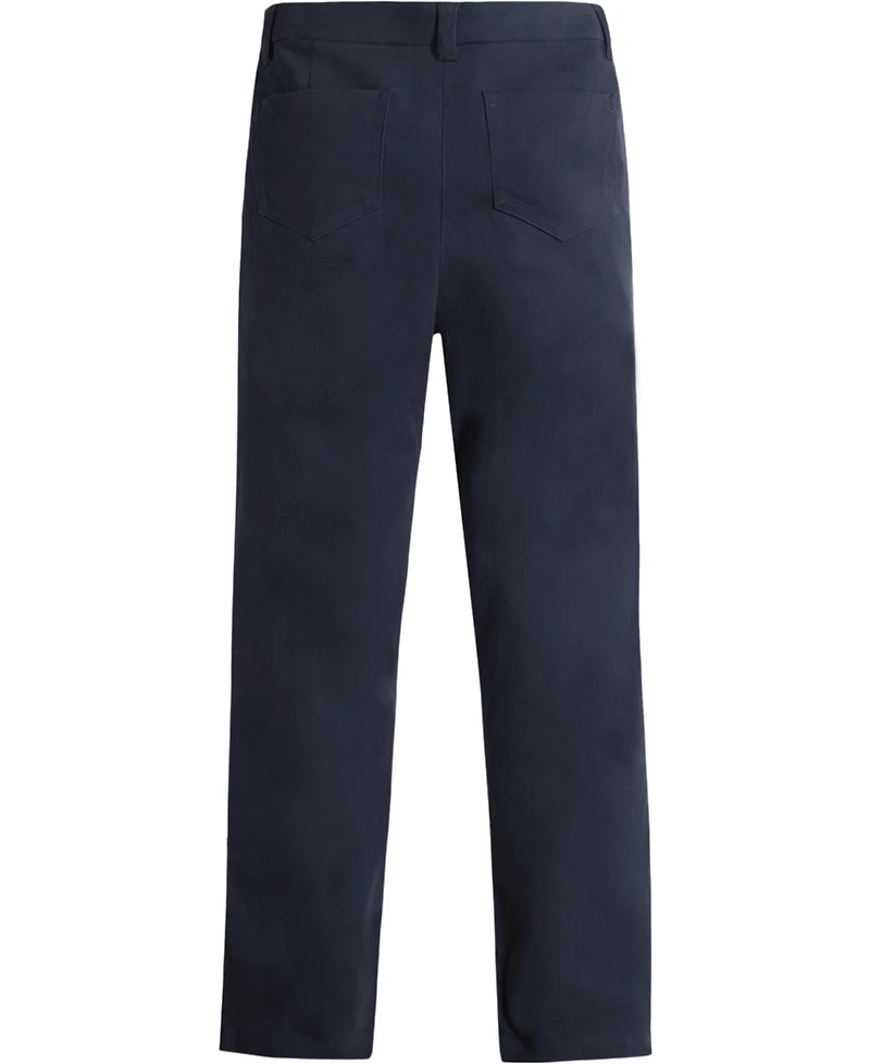 Nautica Big Girls Uniform High Waisted 4-Pocket Bootcut Pants
