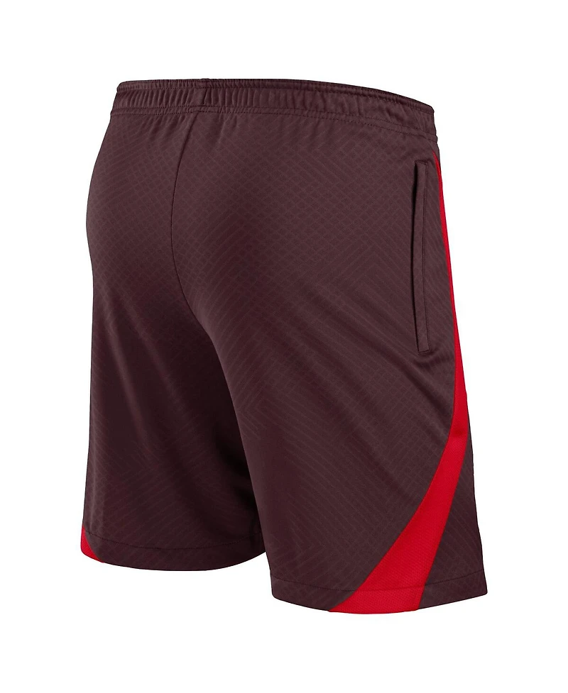 Big Boys Nike Red Liverpool Club Strike Performance Shorts