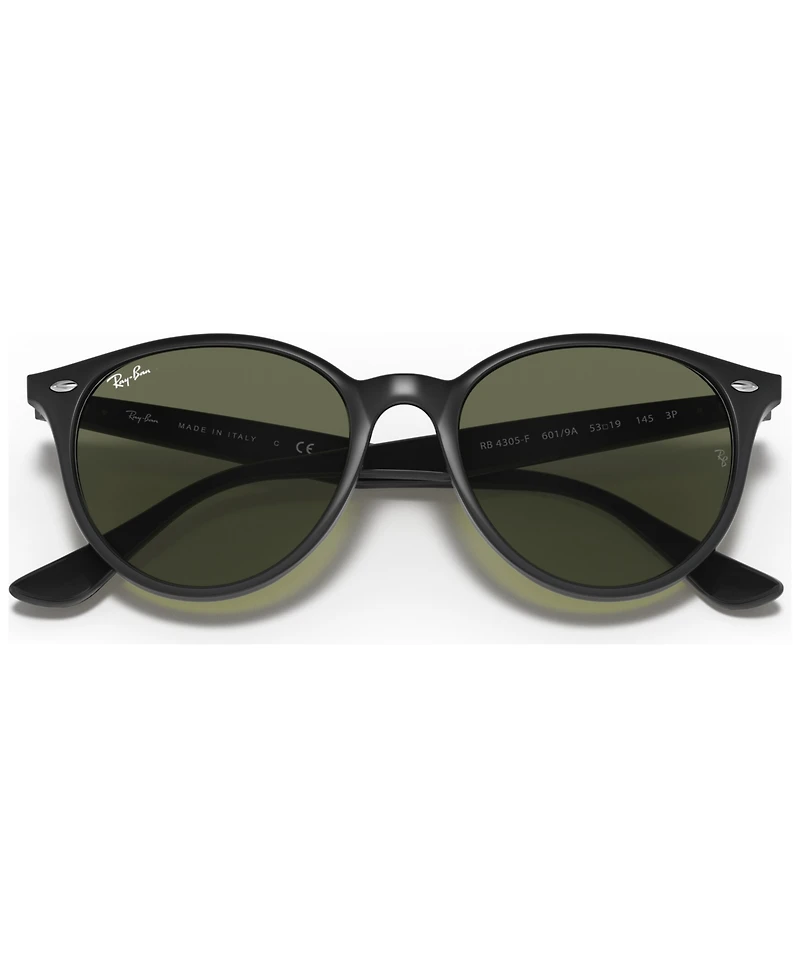 Ray-Ban Unisex Polarized Low Bridge Fit Sunglasses, RB4305F 53