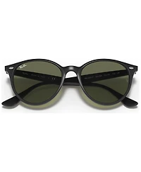 Ray-Ban Unisex Polarized Low Bridge Fit Sunglasses, RB4305F 53