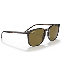 Ray-Ban Men's Low Bridge Fit Sunglasses, RB4387F 55