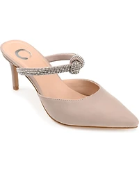 Journee Collection Women's Lunna Rhinestone Knot Dress Pumps