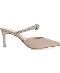 Journee Collection Women's Lunna Rhinestone Knot Dress Pumps