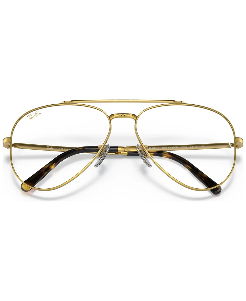 Ray-Ban RB3625V New Aviator Unisex Pilot Eyeglasses