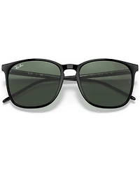 Ray-Ban Men's Low Bridge Fit Sunglasses, RB4387F 55