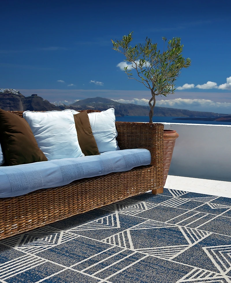 Kas Lucia 7'7" x 10'10" Outdoor Area Rug
