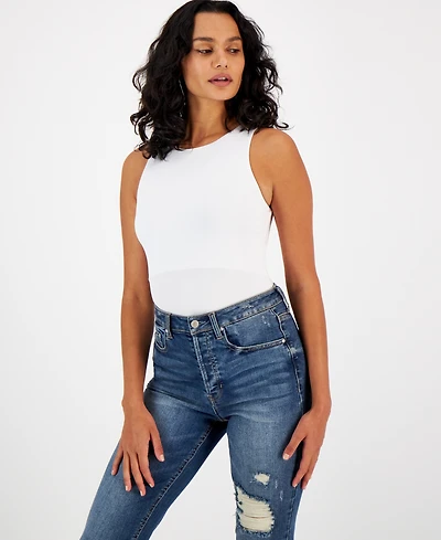 And Now This Women's Sleeveless High Neck Bodysuit, Xs-4X