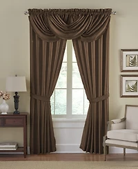 Elrene Home Fashions Versailles Faux Silk Waterfall Window Valance