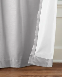 Elrene Home Fashions Versailles Faux Silk Blackout Window Curtain