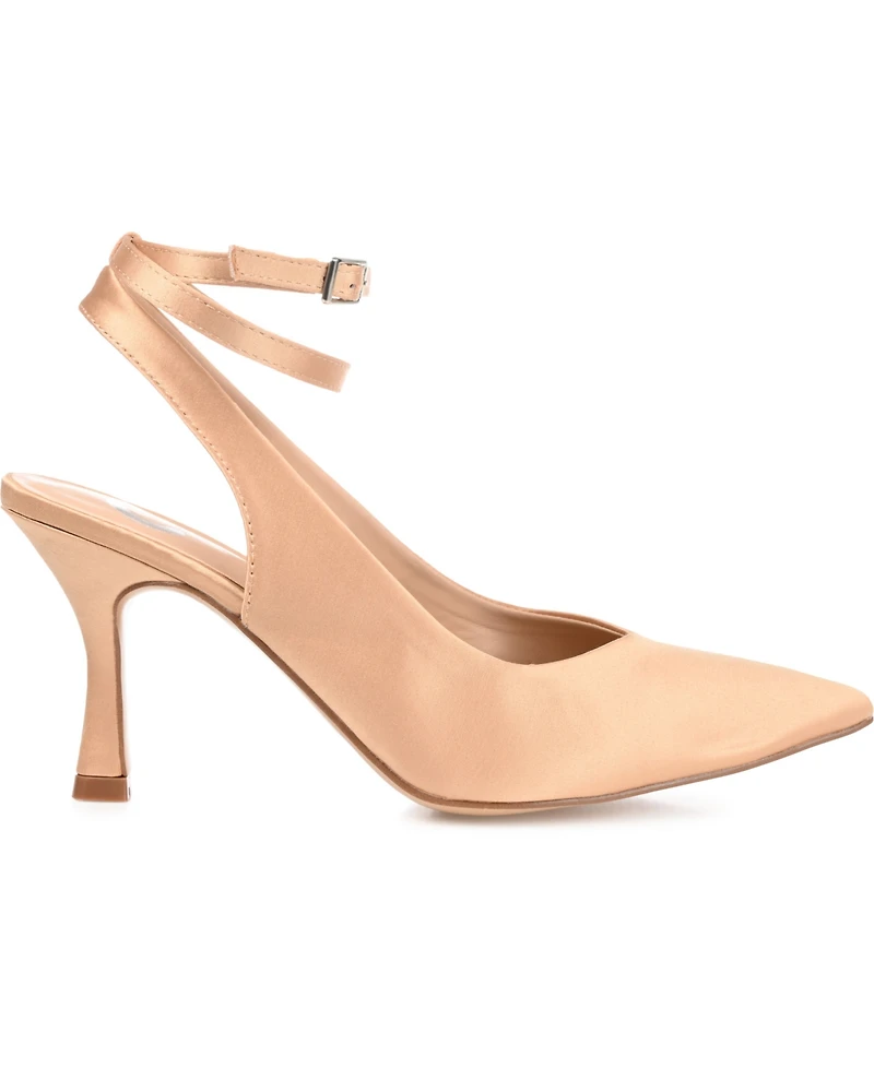 Journee Collection Women's Marcella Satin Heels