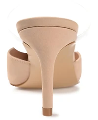 Journee Collection Women's Ollie Lucite Strap Heels