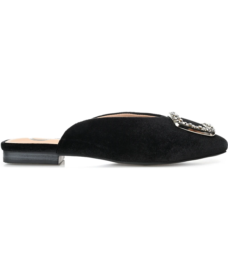 Journee Collection Women's Sonnia Velvet Mules