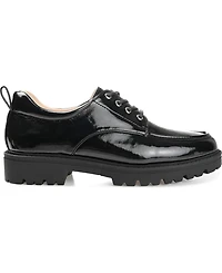 Journee Collection Women's Zina Lace Up Lug Sole Oxfords