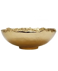 Classic Touch Bark Raw Edged Bowl