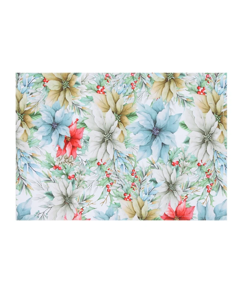 Laural Home Glad Tidings Set of 4 Placemats, 13" x 19"
