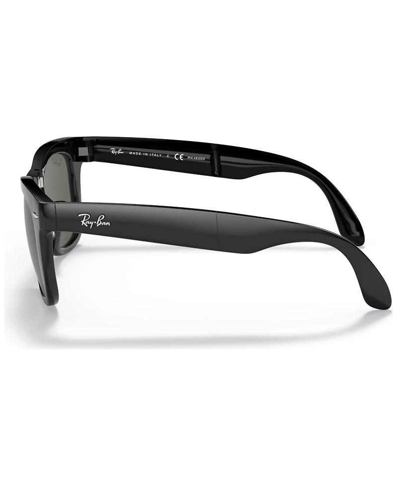 Ray-Ban Polarized Sunglasses, RB4105 Folding Wayfarer