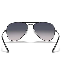 Ray-Ban Polarized Unisex Sunglasses, RB3025 Aviator Gradient