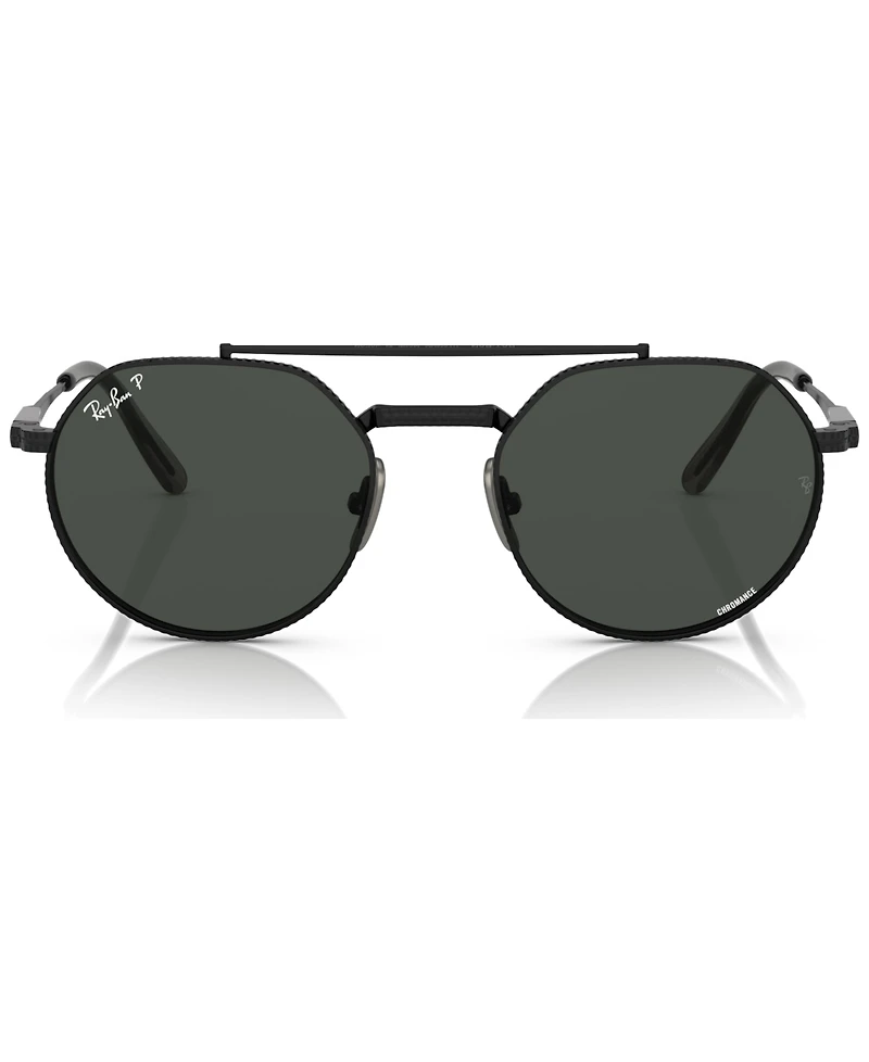 Ray-Ban Unisex Jack Ii Titanium Polarized Sunglasses, RB8265