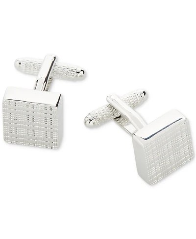 Perry Ellis Portfolio Men's Plaid Cufflinks