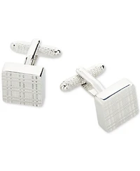 Perry Ellis Portfolio Men's Plaid Cufflinks