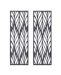 Madison Park Florian Carved Wall Panel Decor Set, 2 Piece