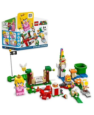 Lego Super Mario Adventures 71403 Peach Starter Course Interactive Toy Building Set with working Lcd Screen and Speaker