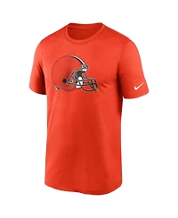 Men's Nike Orange Cleveland Browns Logo Essential Legend Performance T-shirt