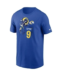 Men's Nike Matthew Stafford Royal Los Angeles Rams Player Graphic T-shirt