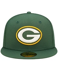 Men's New Era Green Bay Packers Super Bowl Xxxi Purple Pop Sweat 59FIFTY Fitted Hat